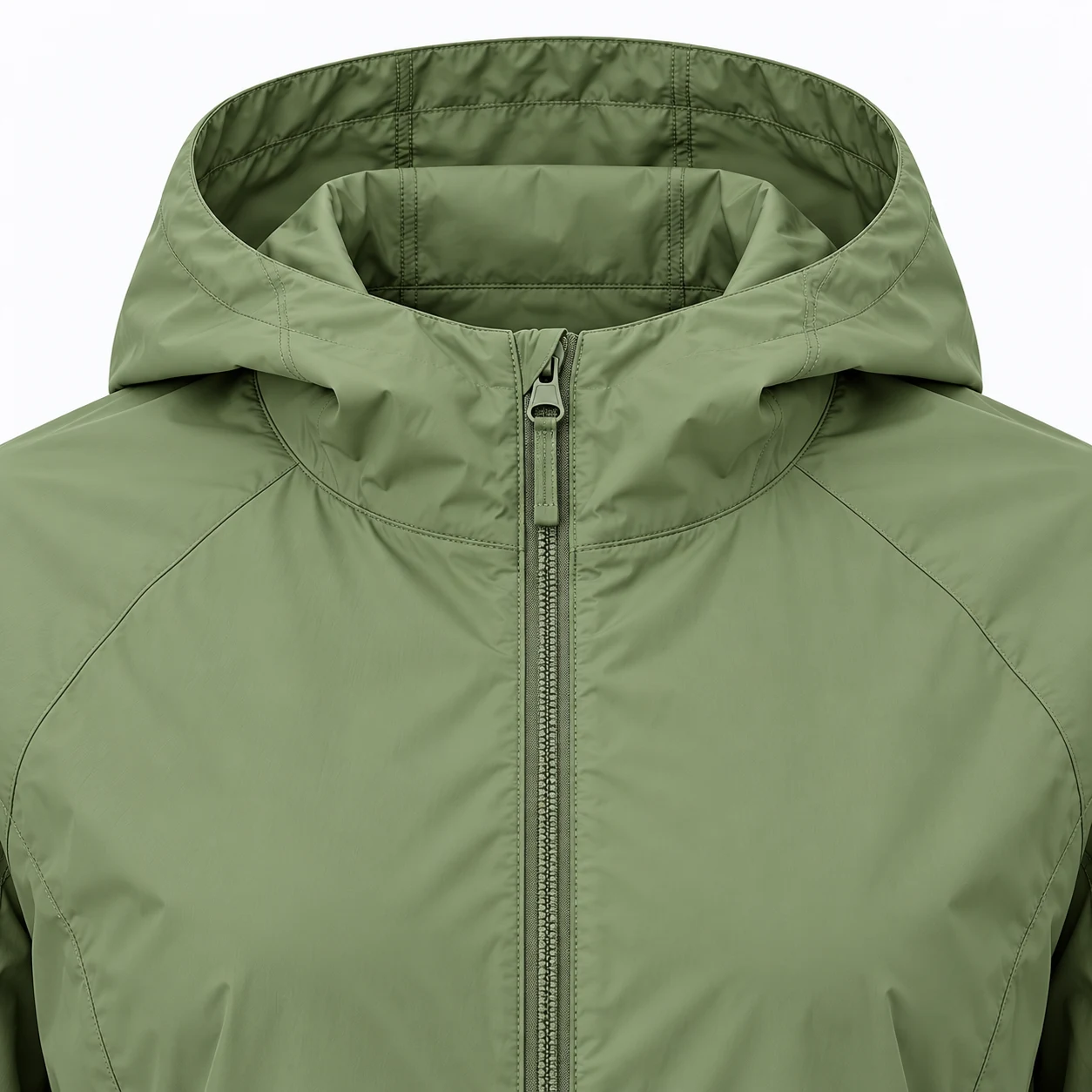 Meadow Hooded Jacket construction closeup